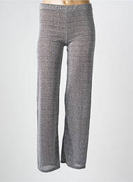 Pantalon drept elasticitate mărime normală argintiu GOLDA femeie