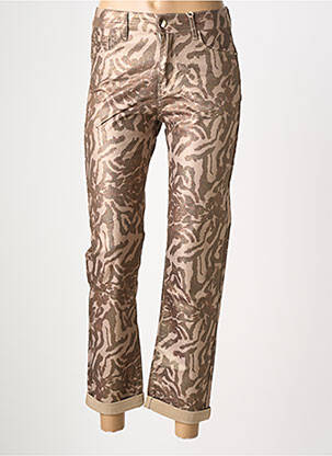 Pantalon slim buzunare maro MAISON ONADO femeie
