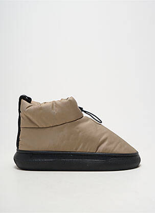 Botine/ghete umplută toc de 4 la 6 cm bej THEGUMMY femeie