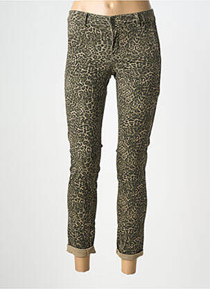 Pantalon 7/8 elasticitate mărime normală verde HAPPY femeie