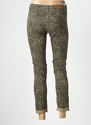 Pantalon 7/8 elasticitate mărime normală verde HAPPY femeie