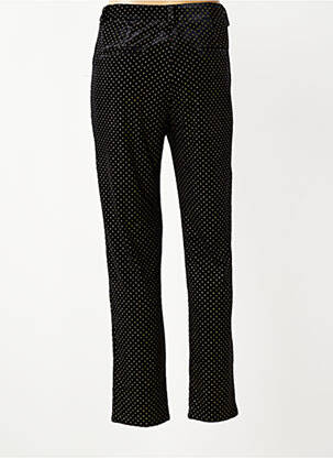 Pantalon drept închidere cu fermoar sub clapetă cu cârlig negru LA PETITE ETOILE femeie