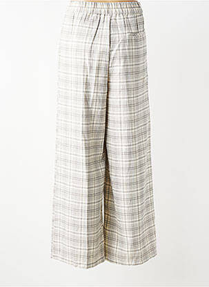 Pantalon evazat talie elastică gri GRACE & MILA femeie