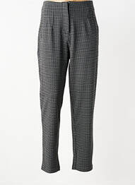Pantalon slim buzunare gri ICHI femeie