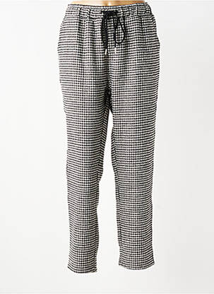 Pantalon drept talie elastică negru LILI SIDONIO femeie