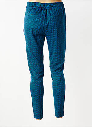 Pantalon slim talie elastică albastru ICHI femeie