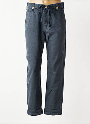 Pantalon drept croială dreaptă albastru HAPPY femeie