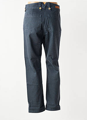 Pantalon drept croială dreaptă albastru HAPPY femeie