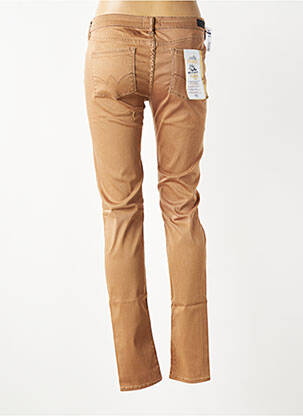 Pantalon slim buzunare bej LE TEMPS DES CERISES femeie