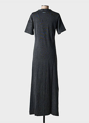Rochie lungă mâneci scurte mâneci scurte gri ROSE GARDEN femeie