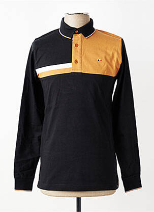 Polo mâneci lungi mâneci lungi negru CAMBERABERO bărbat