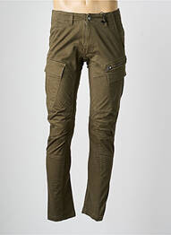 Pantalon cargo elasticitate mărime normală verde DAYTONA bărbat