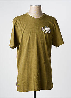 Tricou elasticitate mâneci scurte verde DAYTONA bărbat