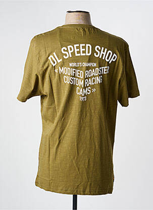 Tricou elasticitate mâneci scurte verde DAYTONA bărbat