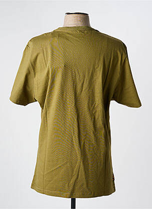 Tricou broderie mâneci scurte verde DAYTONA bărbat