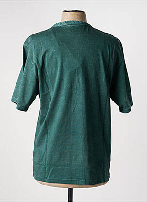 Tricou croială dreaptă mâneci scurte verde DAYTONA bărbat