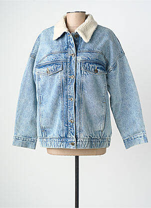 Jachete casual buzunare albastru ROSE GARDEN femeie