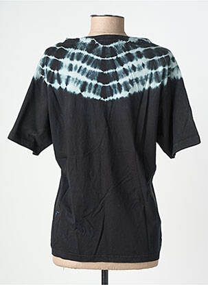 Tricou imprimeu fantezie mâneci scurte negru ROSE GARDEN femeie