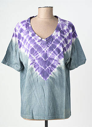 Tricou imprimeu fantezie mâneci scurte gri ROSE GARDEN femeie