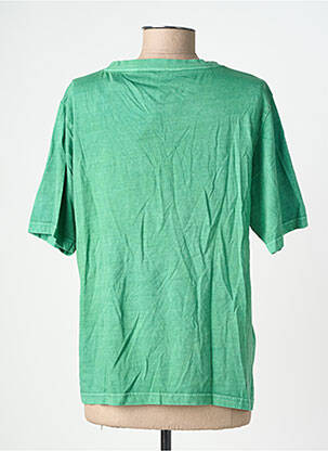 Tricou croială dreaptă mâneci scurte verde ROSE GARDEN femeie