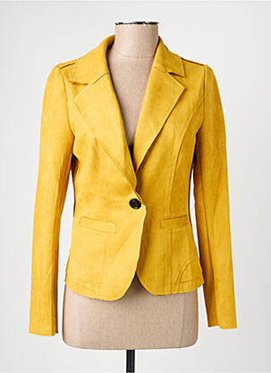 Sacou croială cambrată galben HF WOMAN COLLECTION femeie