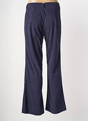 Pantalon evazat elasticitate talie înaltă albastru HIPPOCAMPE femeie