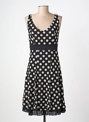 Rochie midi fără mâneci fără mâneci negru LULU.H femeie