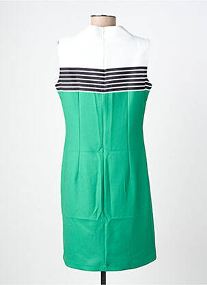 Rochie midi mâneci scurte mâneci scurte verde HIPPOCAMPE femeie