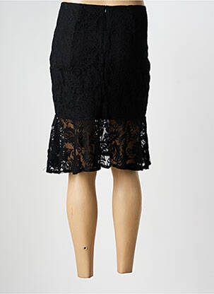Fustă midi croială evazată negru HF WOMAN COLLECTION femeie