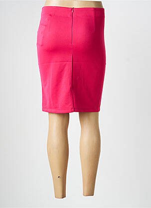Fustă scurtă închidere cu fermoar la spate roz HF WOMAN COLLECTION femeie