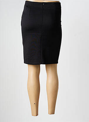 Fustă scurtă închidere cu fermoar la spate negru HF WOMAN COLLECTION femeie