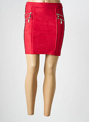 Fustă mini croială dreaptă roșu HF WOMAN COLLECTION femeie