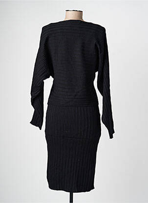 Rochie midi mâneci lungi mâneci lungi negru PARIS ET MOI femeie