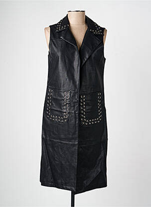 Rochie midi fără mâneci fără mâneci negru H F WOMAN COLLECTION femeie