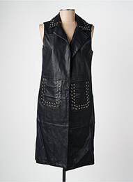 Rochie midi fără mâneci fără mâneci negru H F WOMAN COLLECTION femeie