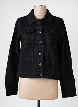 Jachete casual croială dreaptă negru MISS BON femeie