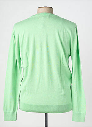 Pulover elasticitate mâneci lungi verde BENSON & CHERRY bărbat
