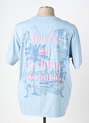 Tricou croială cambrată mâneci scurte albastru KAPORAL bărbat