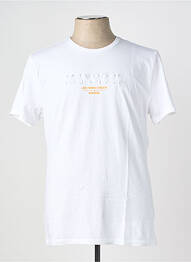 Tricou croială cambrată mâneci scurte alb KAPORAL bărbat