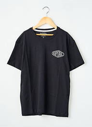 Tricou croială dreaptă mâneci scurte negru KAPORAL băiat