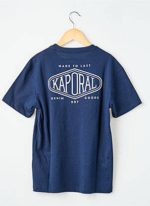 Tricou croială dreaptă mâneci scurte albastru KAPORAL băiat