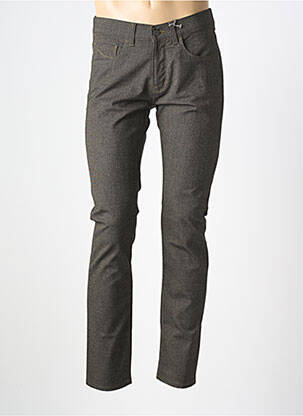 Pantalon slim elasticitate mărime normală maro PIONEER bărbat