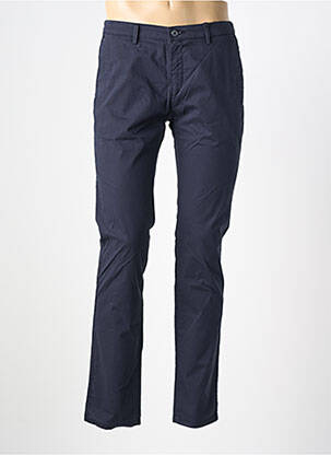 Pantalon chino țesătură poplin mărime normală albastru PIONEER bărbat
