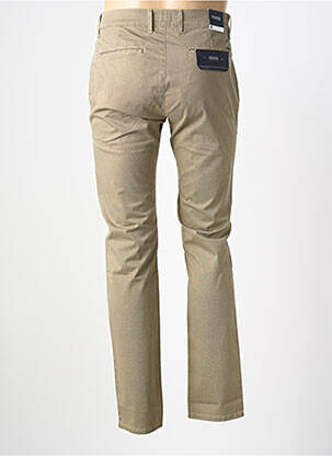 Pantalon chino țesătură melanj mărime normală bej PIONEER bărbat