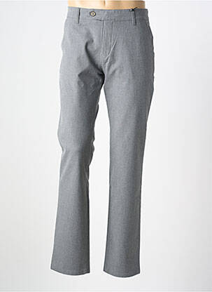 Pantalon slim țesătură melanj mărime normală gri PIONEER bărbat