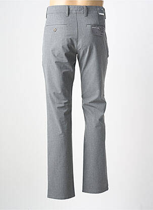 Pantalon slim țesătură melanj mărime normală gri PIONEER bărbat