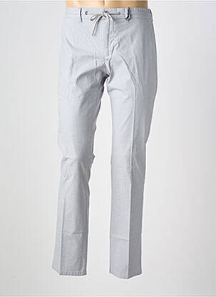 Pantalon chino țesătură poplin mărime normală gri PIONEER bărbat