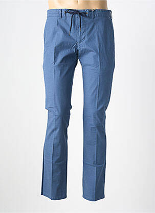 Pantalon chino țesătură poplin mărime normală albastru PIONEER bărbat