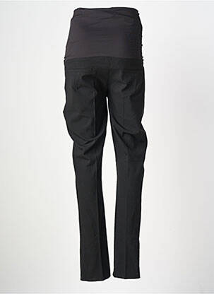 Pantalon maternitate țesătură poplin negru QUEEN MUM femeie