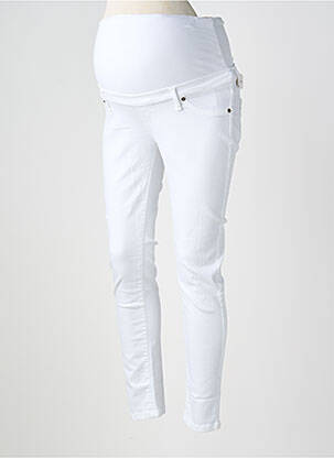 Blug maternitate mărime normală alb MAMA JEANS femeie